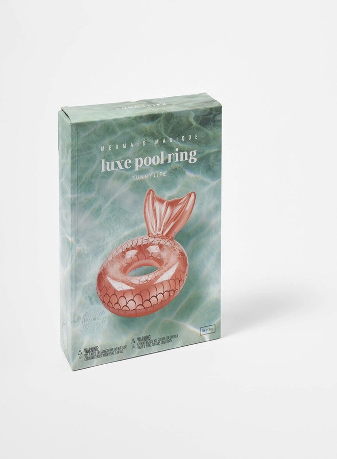 Sunnylife Luxe Pool Ring Mermaid- Rose Gold S1LPOLME - Image 3