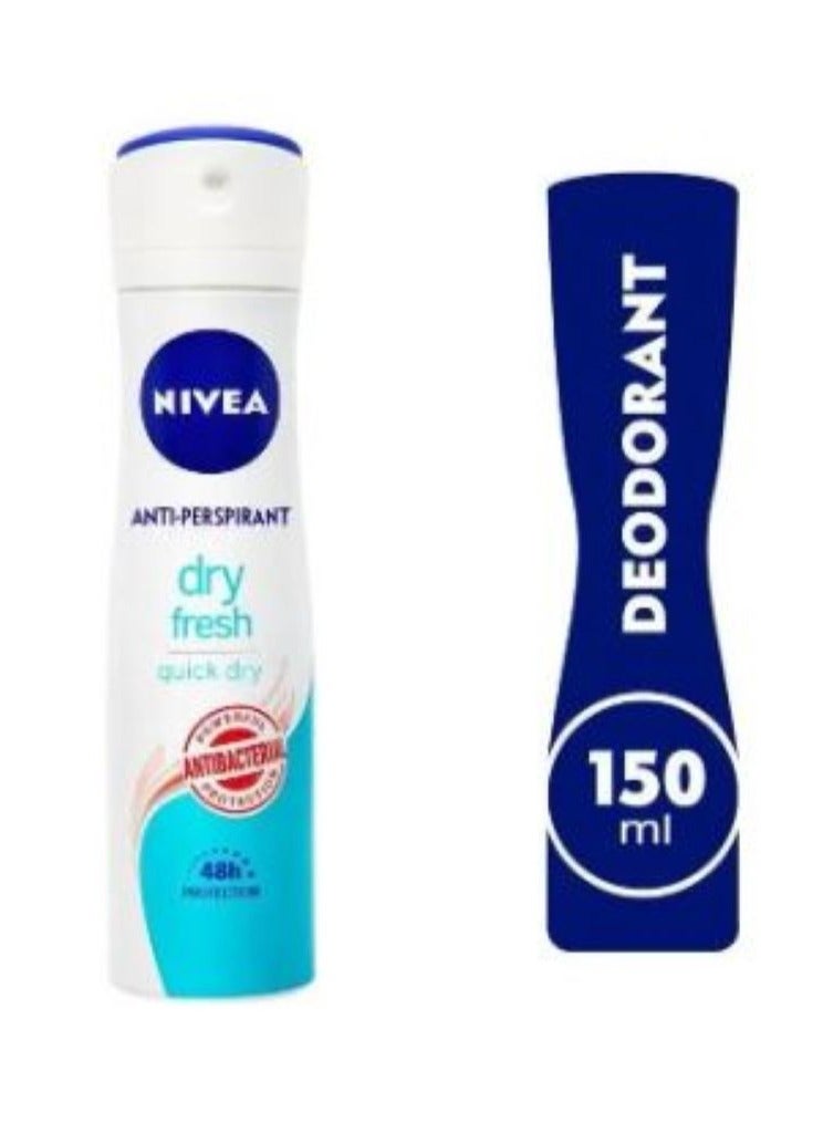 نيفيا بخاخ مزيل عرق نساء دراي فريش 150 مل - Image 1