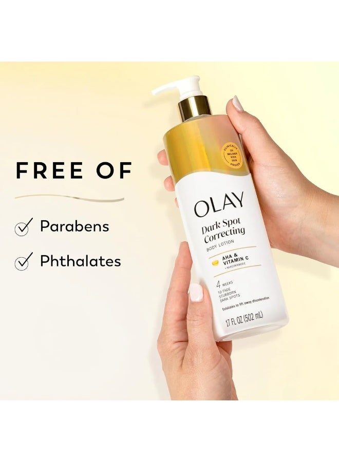 Olay Dark Spot Correcting Body Lotion With AHA & Vitamin C + Niacinamide 502 ml - Image 3