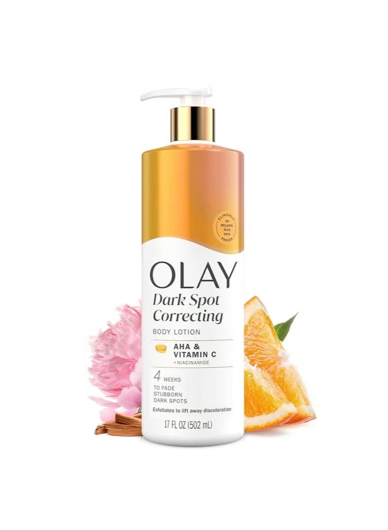 Olay Dark Spot Correcting Body Lotion With AHA & Vitamin C + Niacinamide 502 ml - Image 2