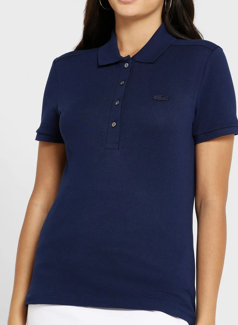 LACOSTE Polo Neck T-Shirt
