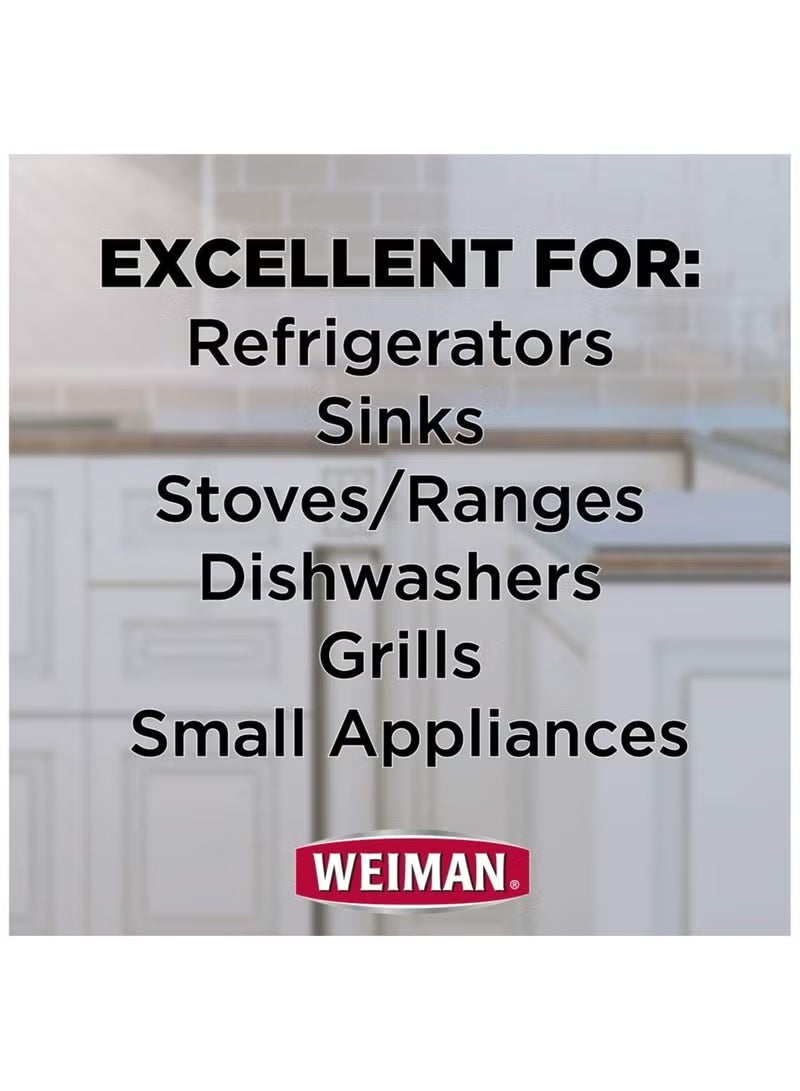 ويمان ويمن منظف وملمّع الفولاذ المقاوم للصدأ برذاذ الزناد – يحمي من بصمات الأصابع. - Image 4