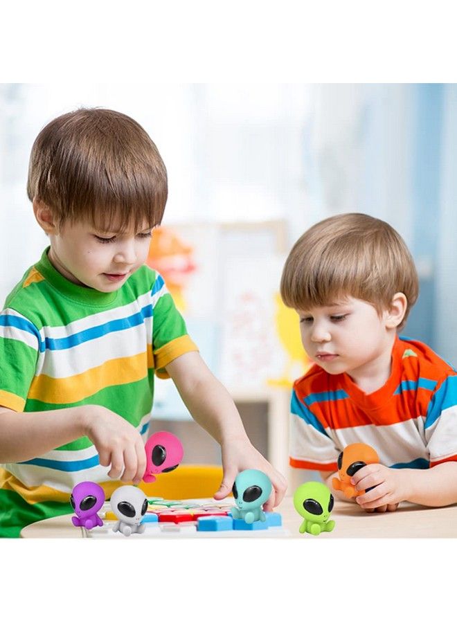 ArtCreativity Rubber Galactic Aliens Set Of 10 Alien Toys For Kids In Assorted Colors Great As Outer Space Party Favors Bath Toys For Kids Swimming Pool Toys And Office Desk Decorations - Image 5