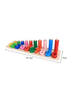 child toy Wooden Digital Logarithmic Plate Toy For Kids  - Image 3
