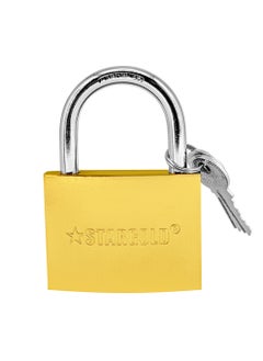 Stargold Padlock Iron Brass Body With 2 Keys  - Image 1