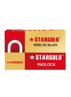 Stargold Padlock Iron Brass Body With 2 Keys  - Image 2