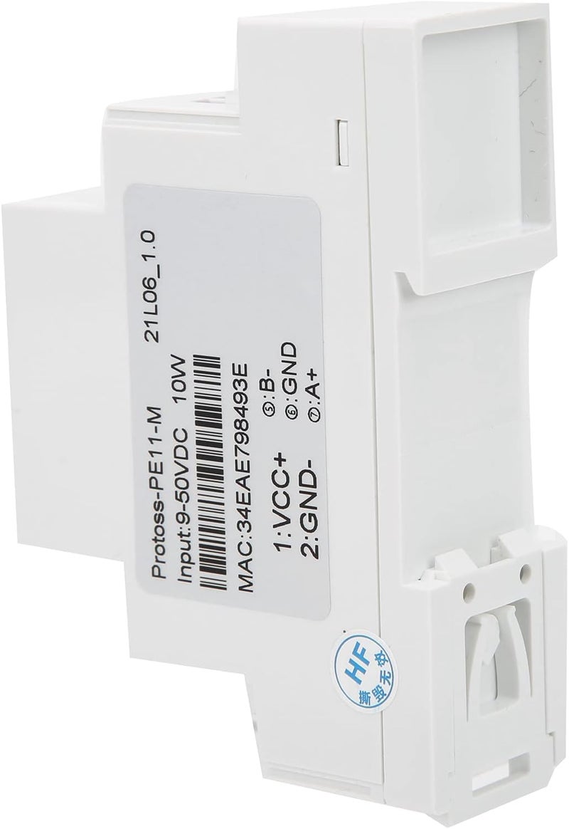 RS485 to WiFi Serial Server Rail Mounting Ethernet Module 9-50VDC 10W - Supports Multiple Protocols, Easy Configuration, Industrial Network Use - Image 5