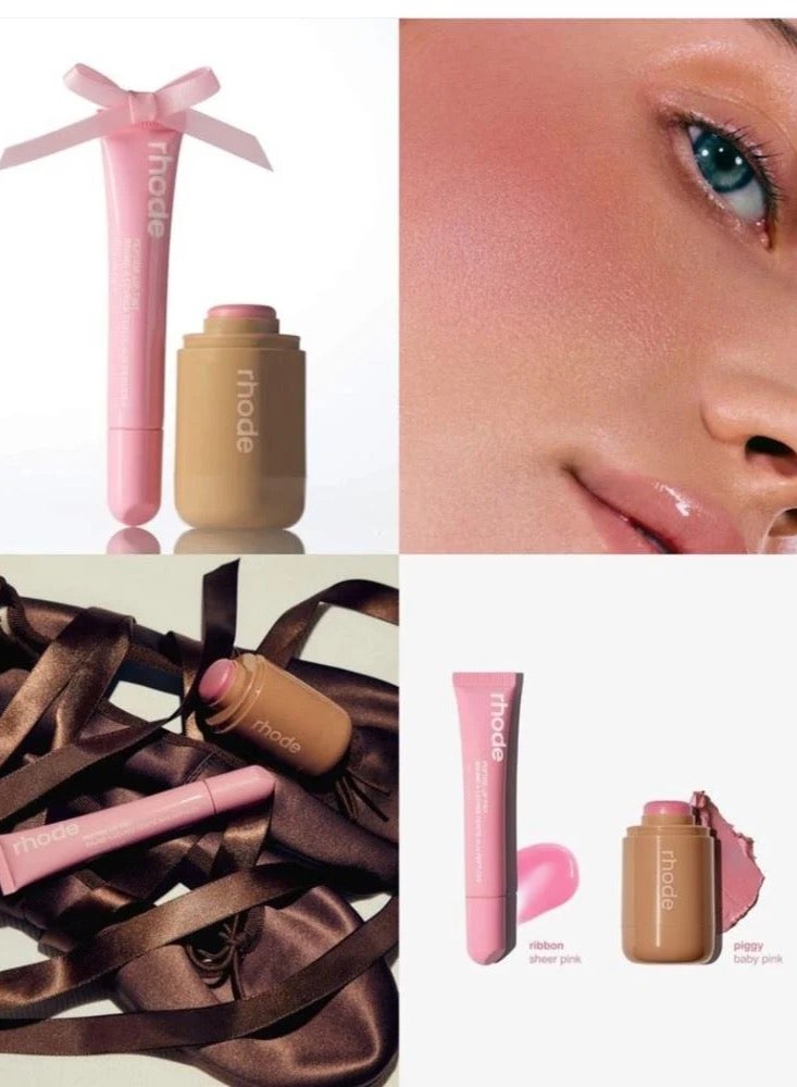 Rhode Cream Blush 0.18 oz + Peptide Lip Stain 10 ml - Image 2