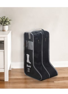 Arabest 2 Pack Black Shoe Bag, Portable Boot Organiser for Storage and Travel Dustproof Travel Shoe Bag  - Image 5