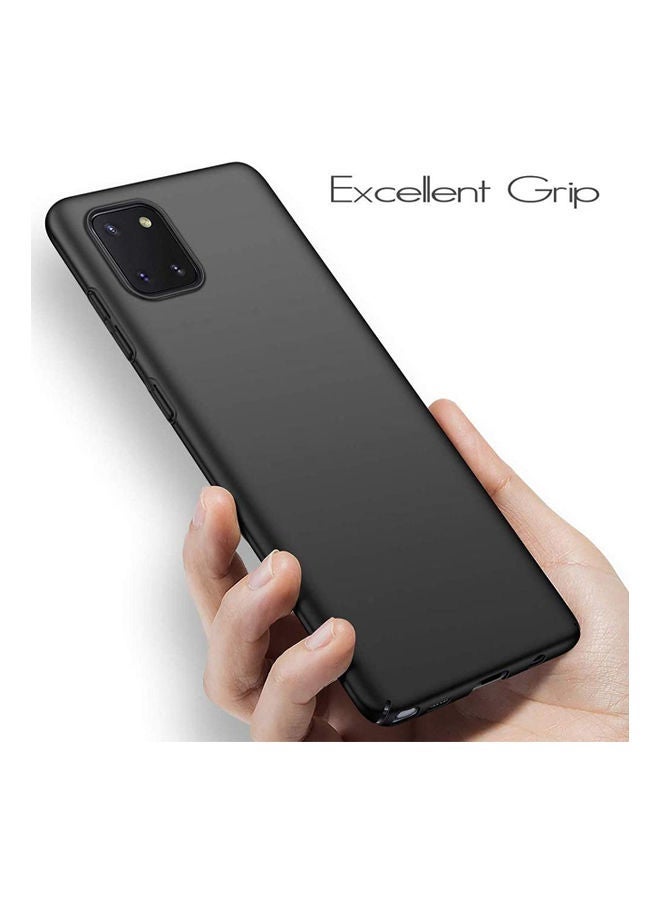 IAF For Samsung Galaxy Note 10 Lite Silicone Carbon Fiber Texture Drop Protection Case Cover Black - Image 2