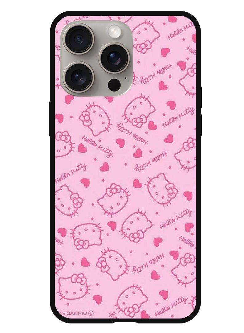 Theodor Protective Case Anti Scratch Shock Proof Bumper Cover For iPhone 15 Pro Max Hello Kitty Tags  - Image 1