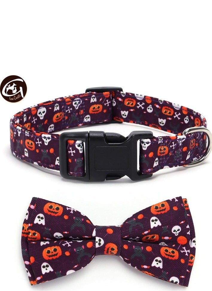 xozgdovg Halloween dog collar 