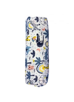 Thread Fairy Co Thread Fairy Super Soft Organic Cotton Muslin Swaddle Blanket for New Born Baby Receiving Swaddle Wrap Stroller Cover Multi Coloured Jungle Fun  - Image 2