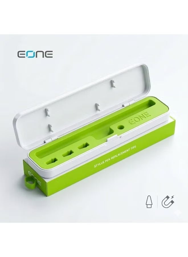 إيون قلم ايباد إي ون كلاسيك (Eone Classic) للآيباد مع حافظة مجانية - تصميم قلم رصاص، شحن USB-C، يدعم راحة اليد والميل - أصفر/خشبي - Image 2