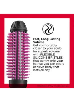 Revlon Silicone Bristle Heated Hair Styling Brush Black 1 inch barrel  - Image 3