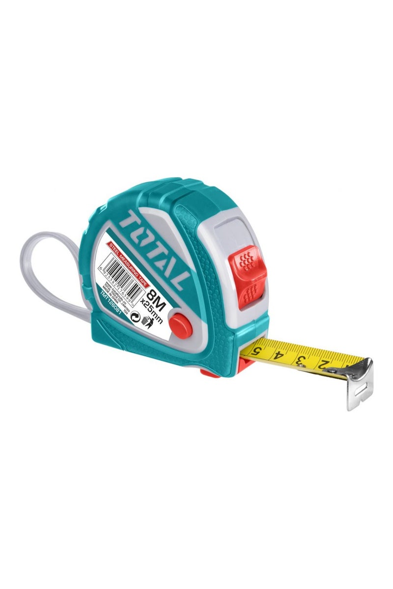 TOTAL Steel Measuring Tape 8m X 25mm - Image 1