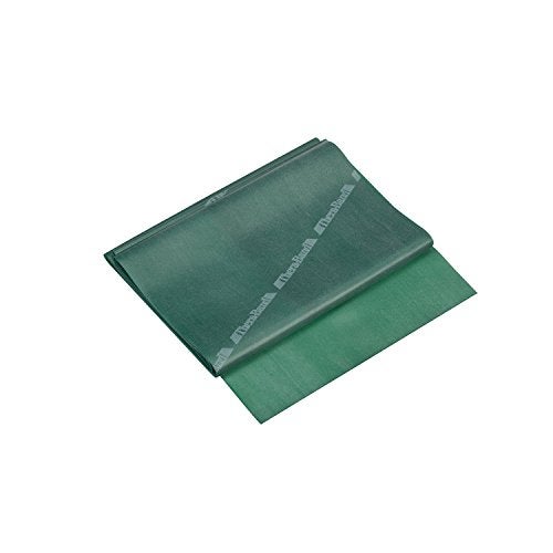 THERABAND Resistance Bands, 5 Foot, 15 Count Professional Latex Elastic Bands For Upper & Lower Body Exercise, Physical Therapy, Pilates, At-Home Workouts, & Rehab, Heavy Green, Intermediate, Level 3 - Image 3