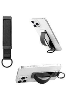 Captaintech 1 Pack Black Phone Holder for Hand Phone Grips for Back of Phone Phone Finger Holder Cell Phone Strap Holder for Hand Cell Phone Hand Holder Grip  - Image 1