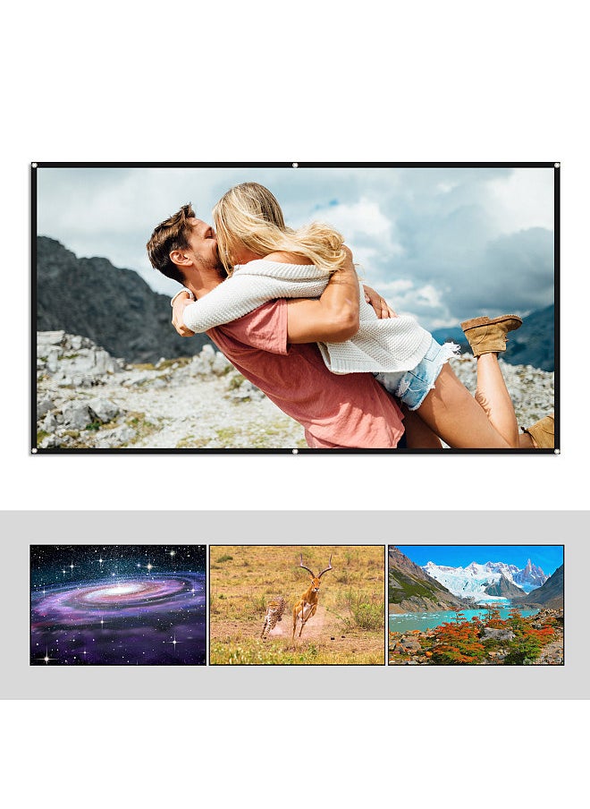 100 inches Projector Screen Widescreen 16:9 Portable Projection Screen Anti-Crease Foldable Indoor Outdoor Projector Movies Screen for Home Office - pzsku/Z7916806A53FE85B788E9Z/45/_/1694752240/a46dae60-a5f0-4d76-ba4f-0ffda15847cc