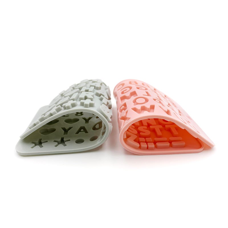 Qgond 2PCS Reusable Silicone Letter & Number Molds | Non-Stick Baking Tools for Chocolate, Cake, Soap | Dishwasher & Oven Safe (-40Â°C to 230Â°C) - Image 3