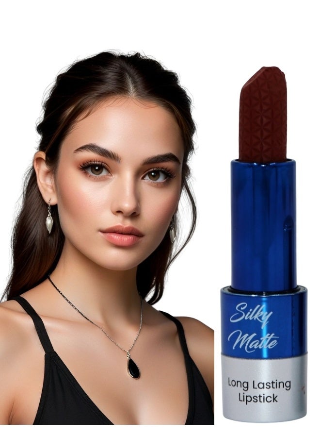 MAROOF Silky Matte Long Lasting Lipstick 3.8g, 21 Toffee Cream - Image 1