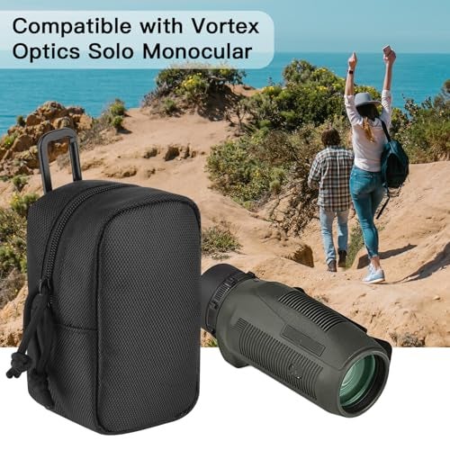 Xxerciz Monocular Telescope Case Compatible with Vortex Optics Solo Monocular 8x36 &10x36, Portable Travel Protective Carrying Storage Bag for Hunting Camping Hiking, Case Only - Image 3