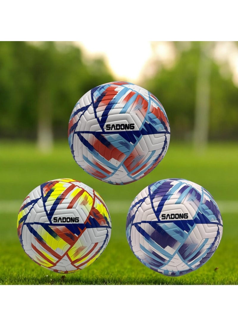 SportQ SportQ Professional Soccer Training Ball Size 5, Indoor Outdoor Soccer Training Ball for Soccer Players, Youth Soccer Fans, Training Competitions, Universal Ball  - Image 3