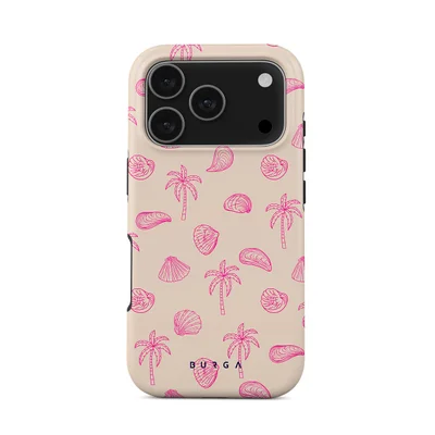 BURGA iPhone 17 Pro Beach Please Premium Case Compatible with Hybrid Dual-Layer Hard Shell + Silicone Protection - Scratch-Resistant Shockproof Mobile Cover