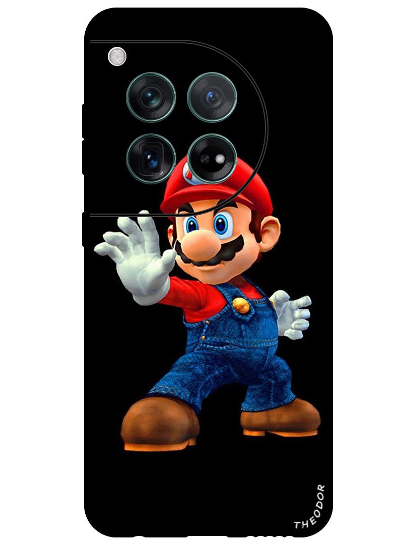 Theodor Protective Case Anti Scratch Shock Proof Bumper Cover For OnePlus 12 Super Mario - Image 1