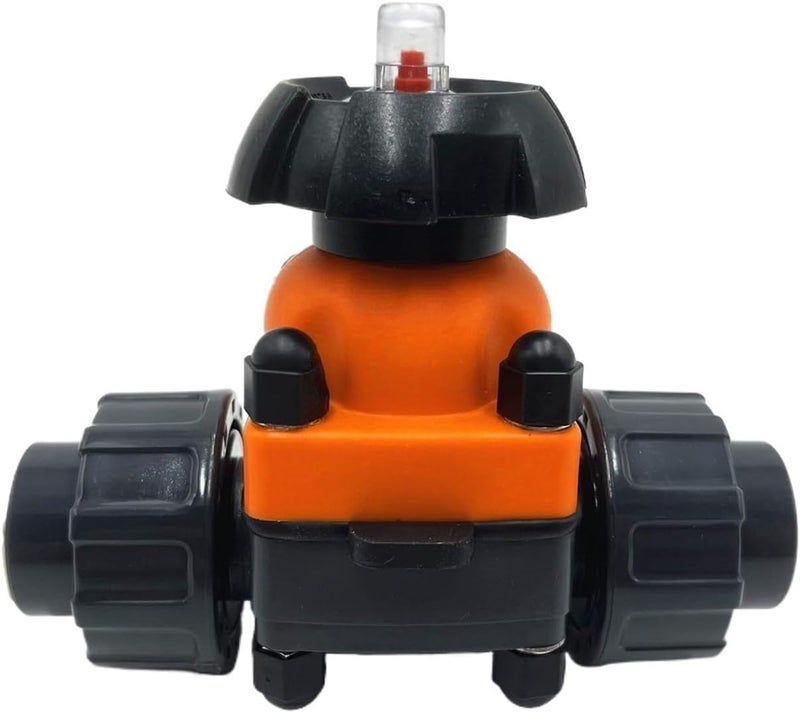 Pipe ID 25mm UPVC 3/4 inch 20 diaphragm valve manual wheel - Image 1