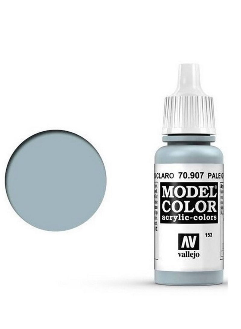 فاليجو لون الموديل 907، أزرق رمادي فاتح، زجاجة 18 مل، طلاء أكريليك للمجسمات الصغيرة والنماذج المصغرة