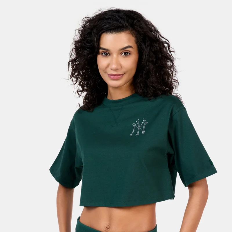 نيو ايرا بلوزة نسائية قصيرة نيويورك يانكيز ديامانتي من