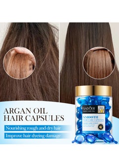 SADOER Hair Vitamin Serum, Hair Treatment Serum, Enriched with Moroccan Macadamia Avocado Oil, Vitamins A, C, E, Pro B5, No Rinse, Men's and Women's Conditioning Serum for All Hair Types 30pcs  - Image 2