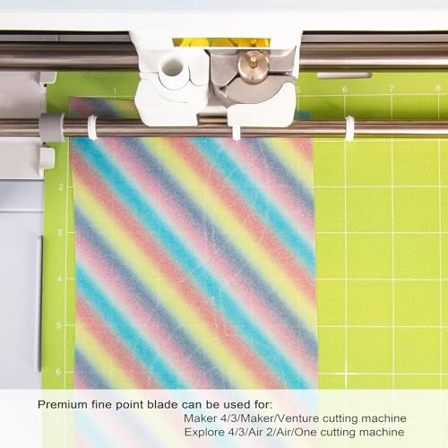 AOSRY Premium Fine Point Blade Compatible with Maker 4/3/Maker/Explore 4/3/Venture/Explore Air 2/Air/One, Aosry Fine Point Blade Plus Housing for Cutting Glitter Vinyl/Cardstock, Faux Leather, Vellum Etc - Image 2