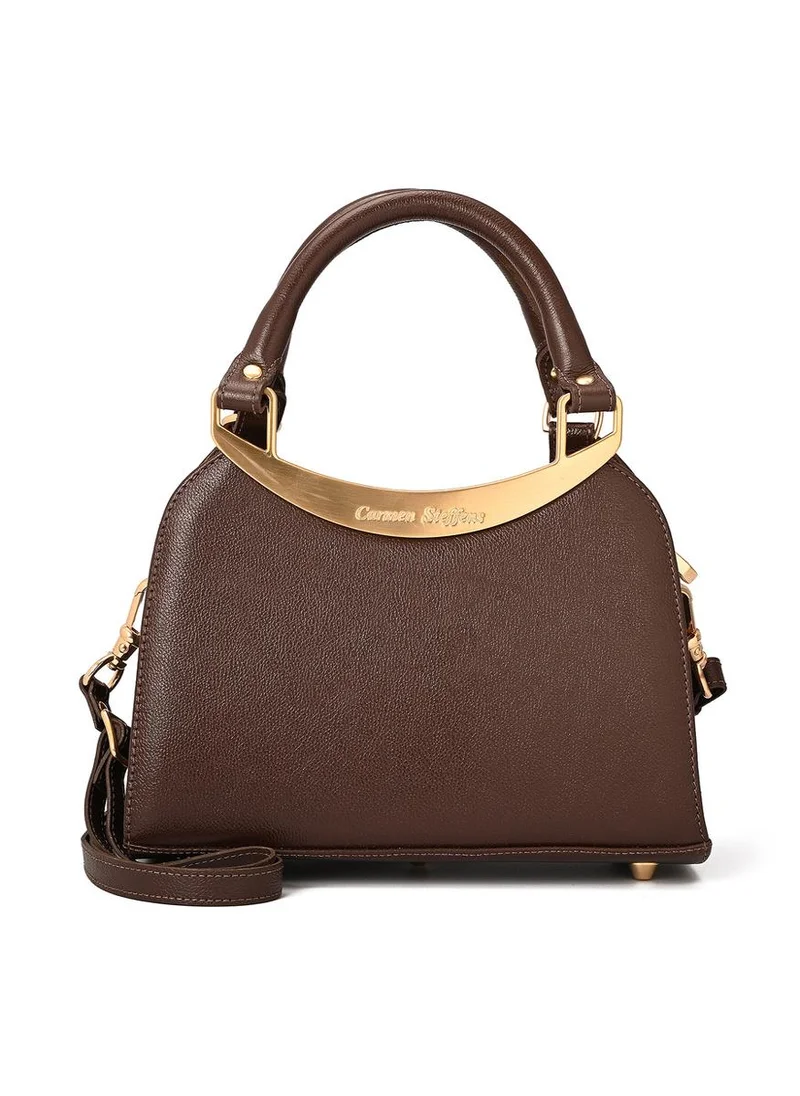 Carmen Steffens Classic Brown Cocoa Bag