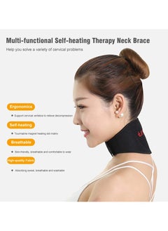 Generic Self-heating Tourmaline Neck Magnetic Therapy Belt Black  - Image 4
