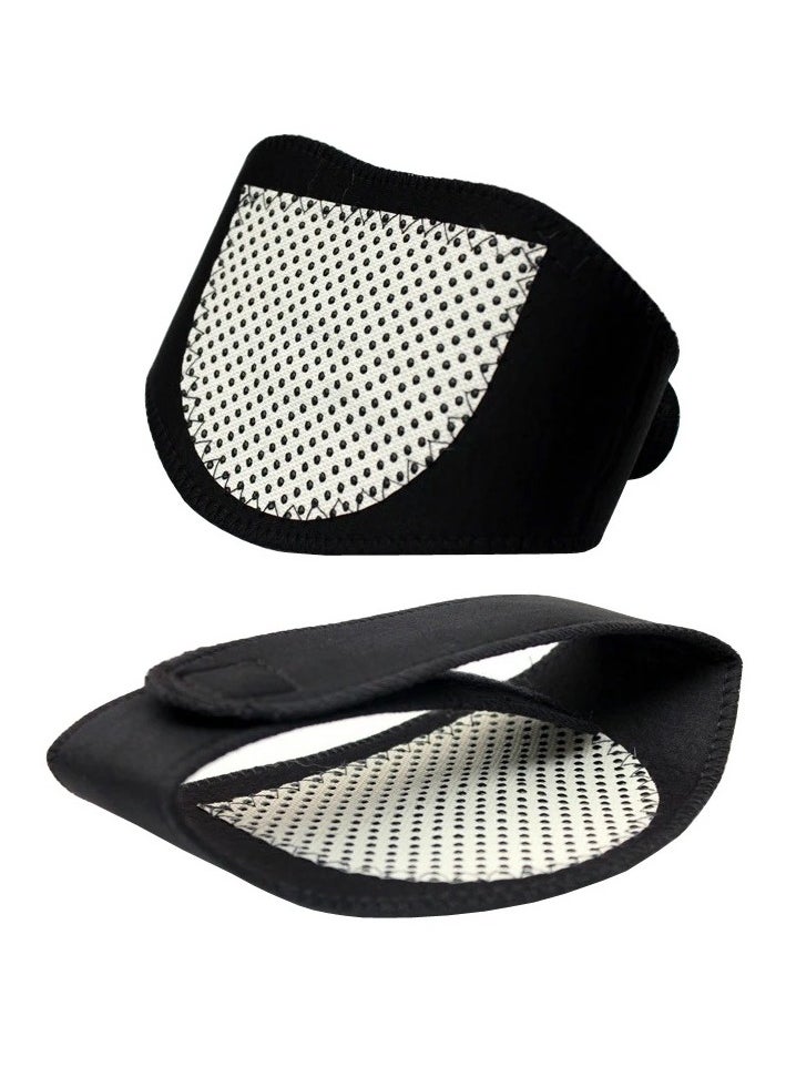 Generic - Self-heating Tourmaline Neck Magnetic Therapy Belt Black - Image 1