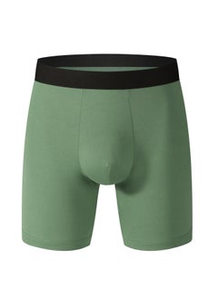 JOLLY Men's 6-Pack Boxer Briefs - Mid-Rise, Anti-Chafing Stretch Cotton, Breathable Sports Briefs in Multiple Colors (Black/Blue/Navy/Army Green/Grey/Light Grey) - Available in XXL  - Image 5