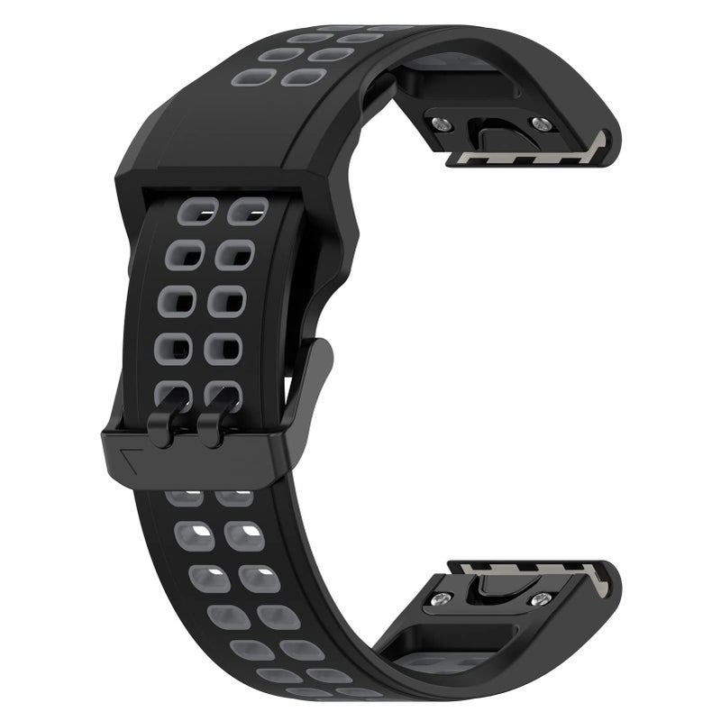 LOKEKE 20mm Silicone Strap Compatible with Garmin Fenix 7S/6S/5S/6S Pro – Replacement Sport Watch Band - Image 1
