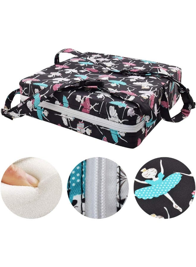 Sunmall Dining Chair Heightening Cushion Portable Dismountable Adjustable Highchair Booster for Baby Toddler Kids Infant Washable Thick Chair Seat Pad Mat (Dance Girl) - Image 4