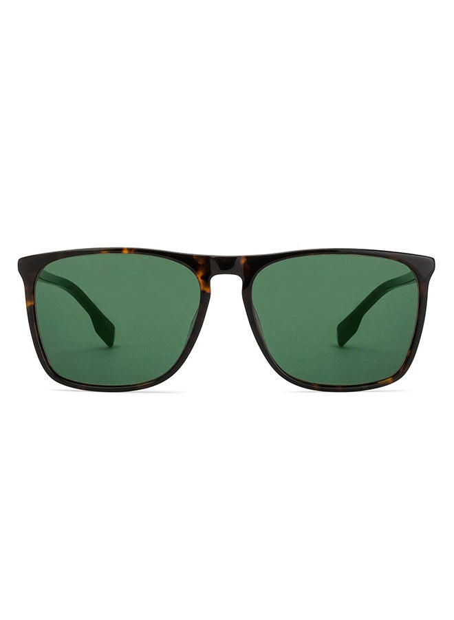 John Jacobs Unisex Full Rim Rectangle Sunglasses For Men & Women With UV Protection - 57mm - Tortoise - Image 2