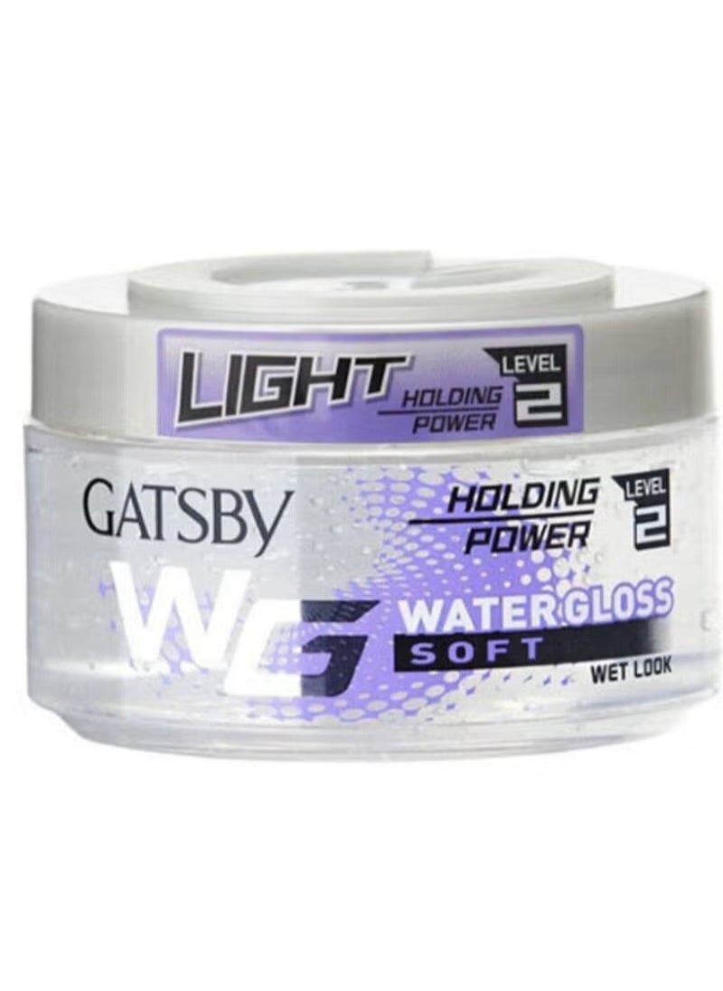 GATSBY - Hair Gel Water Gloss Soft White - 150 g - Image 1