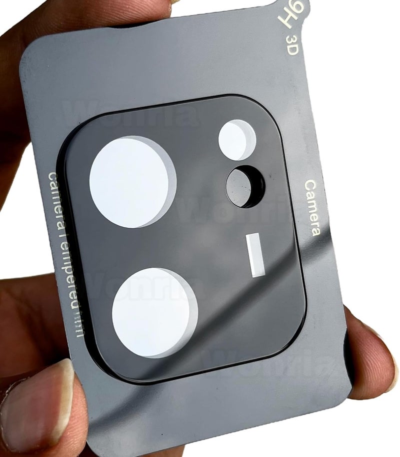 WonRia ® Pack 1- Back Camera Lens Protector for Oppo A5x 5G Camera Glass Protector Guard [3D Premium] - Black - Image 2