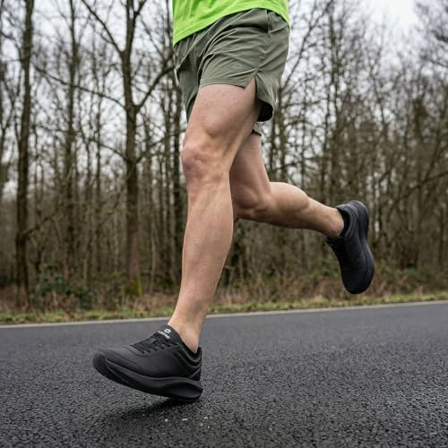 Lotto Men Urban Rsh Black Running Shoes - Image 4