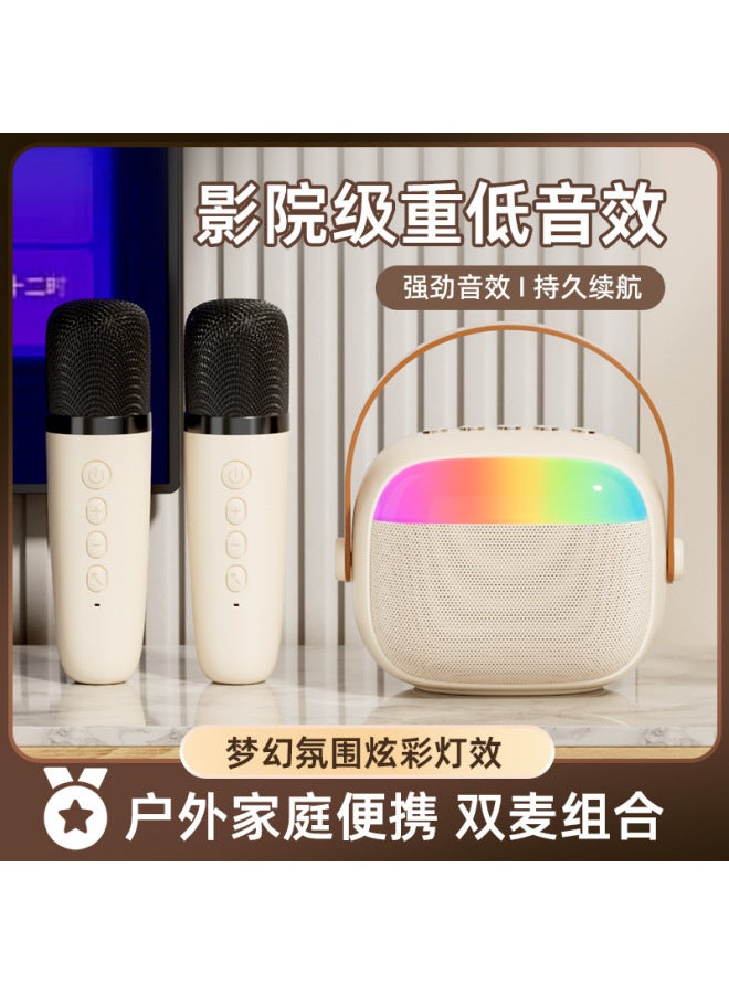 Neutral K30 Wireless K-song Audio Microphone All-in-one Machine With Light Home Outdoor Singing Split Microphone Bluetooth Speaker - Image 3