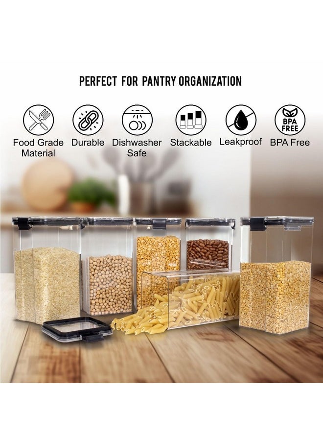 Rylan Rylan Plastic Kitchen Containers Set, Air Tight Container For Kitchen Storage Set, 1700 ml, Kitchen Accessories Items, Kitchen Organizer Items And Storage_,White  - Image 5
