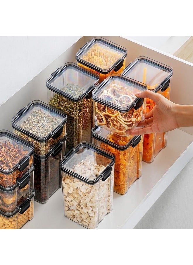 Rylan Rylan Plastic Kitchen Containers Set, Air Tight Container For Kitchen Storage Set, 1700 ml, Kitchen Accessories Items, Kitchen Organizer Items And Storage_,White  - Image 3