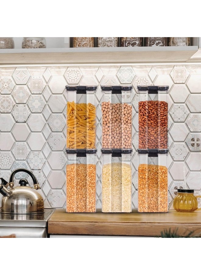 Rylan Rylan Plastic Kitchen Containers Set, Air Tight Container For Kitchen Storage Set, 1700 ml, Kitchen Accessories Items, Kitchen Organizer Items And Storage_,White  - Image 1