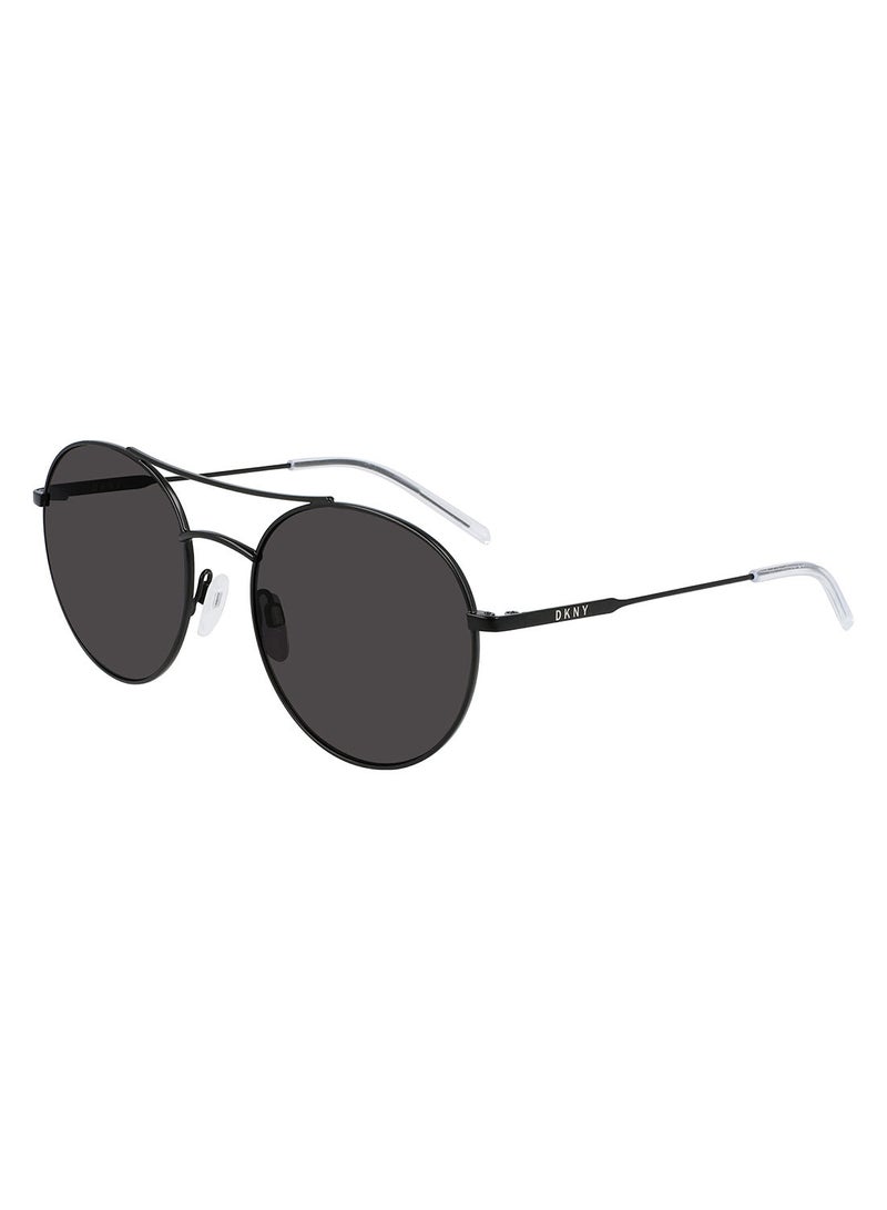 DKNY FULL RIM METAL Round DKNY SUN DK305S 5419 (005) MATTE BLACK - Image 2