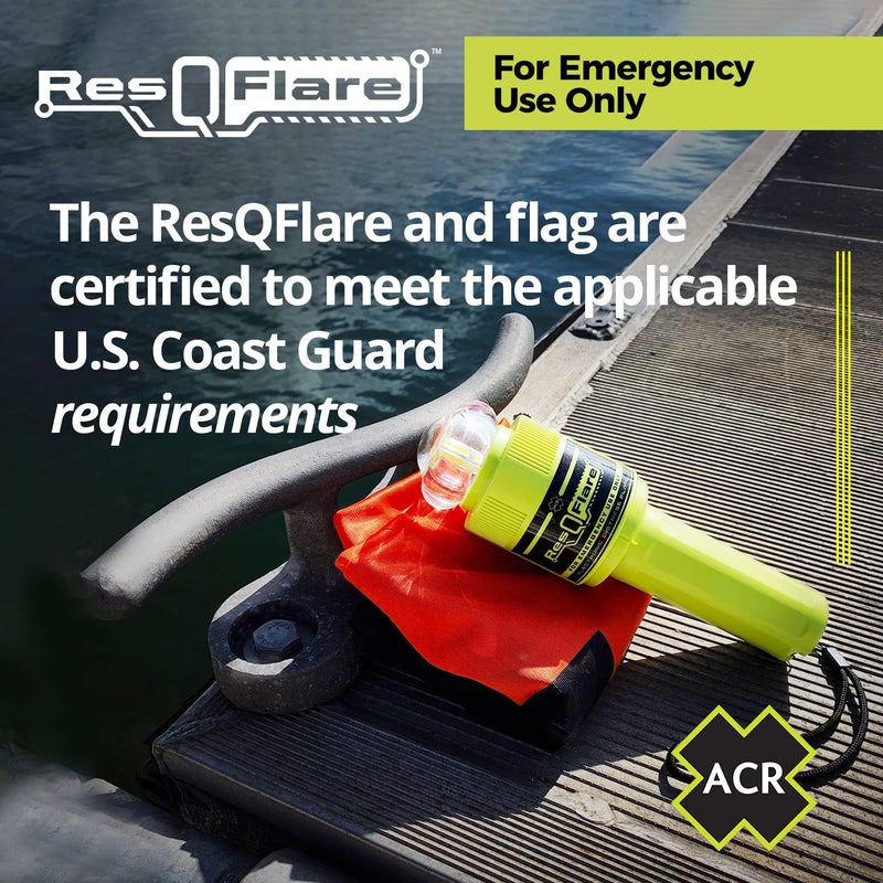 ACR ResQFlare Electronic Distress E-Flare and Flag, USCG Approved Replacement for Pyrotechnic Flares - ACR 3966 - Image 2